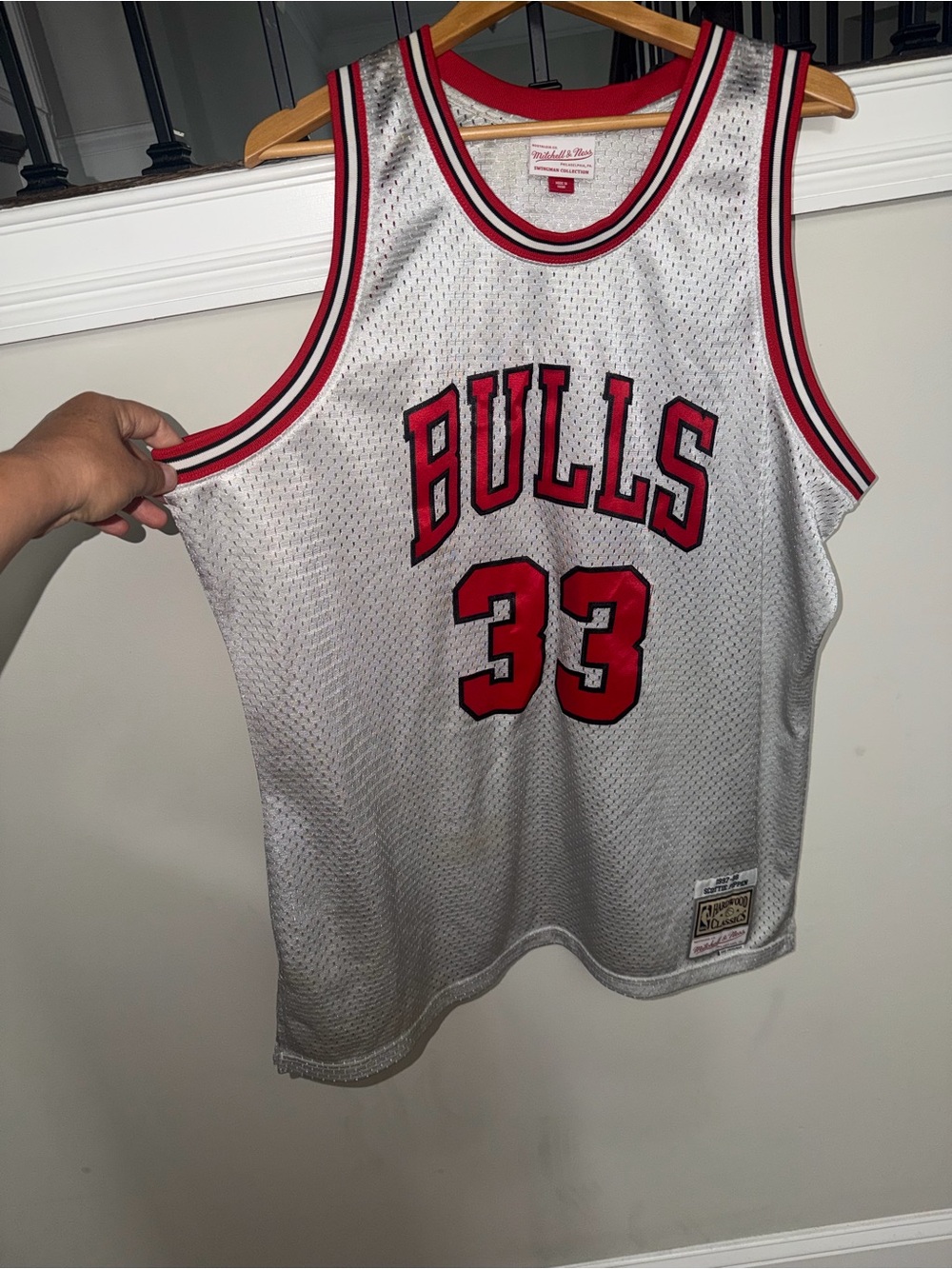 Scottie‎ Pippen 1997-98 Chicago Bulls jersey replica XXL